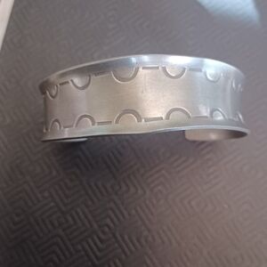 Jorgen Jensen Pewter Cuff Bracelet